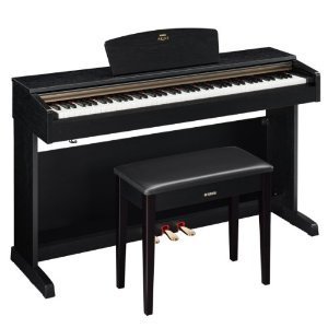 YAMAHA 雅馬哈 數碼鋼琴 電鋼琴 YDP-161B 黑色 全套含琴架三踏板琴凳 印尼進口-樂器-亞馬遜中國