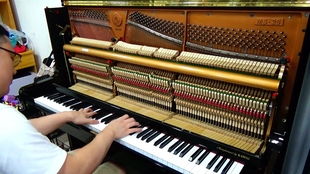 90年代卡瓦伊產馬泉ms50 日本高端演奏級鋼琴 紅木榔頭原裝進口 90年代紅木榔頭二手鋼琴卡哇伊產馬泉ms50