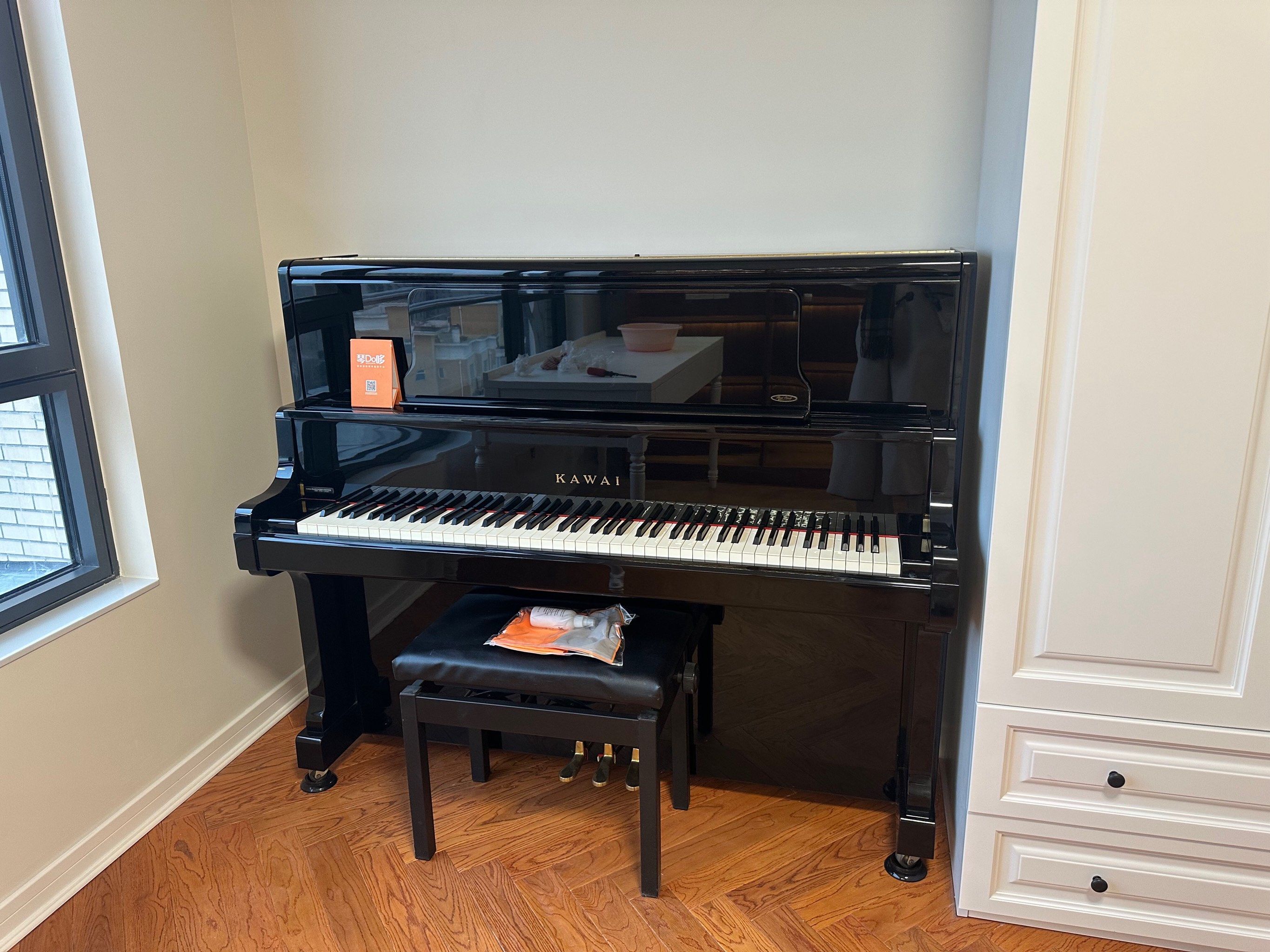 kawai 進口鋼琴k70送達!